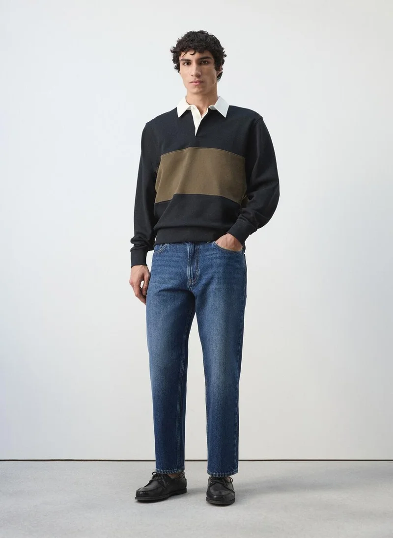 Mango Man  Sammy cropped carrot-fit jeans for Men | Best Price UAE